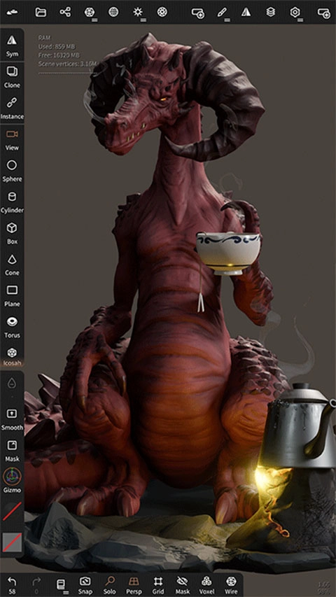 nomad3d建模汉化版