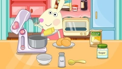 兔宝宝制作甜品