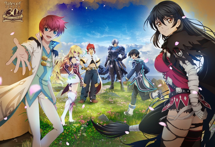 万代公开《传说》系列30周年纪念艺术图重制版角色亮相