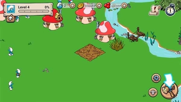 蓝精灵村庄游戏完整版图1