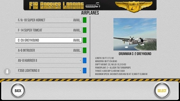 f18舰载机模拟起降