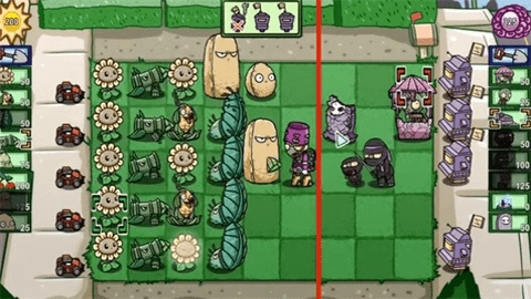 宅宅萝卜植物大战僵尸双人版(1)