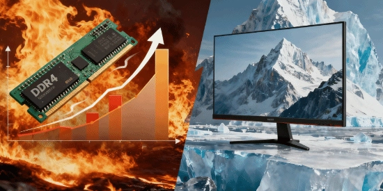 DIY行业冷热不均：内存硬盘价格飙升、显示器价格跳水