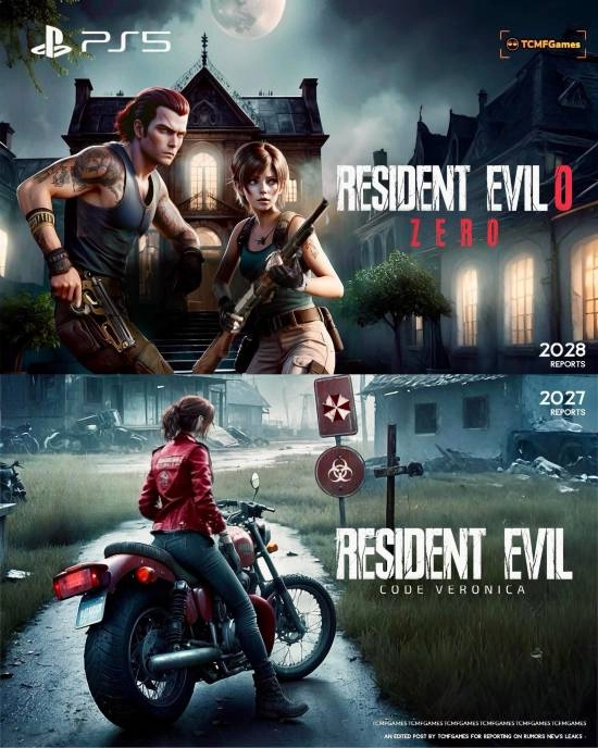 PS5平台《生化危机》重制版新作相关信息整理：总计两款