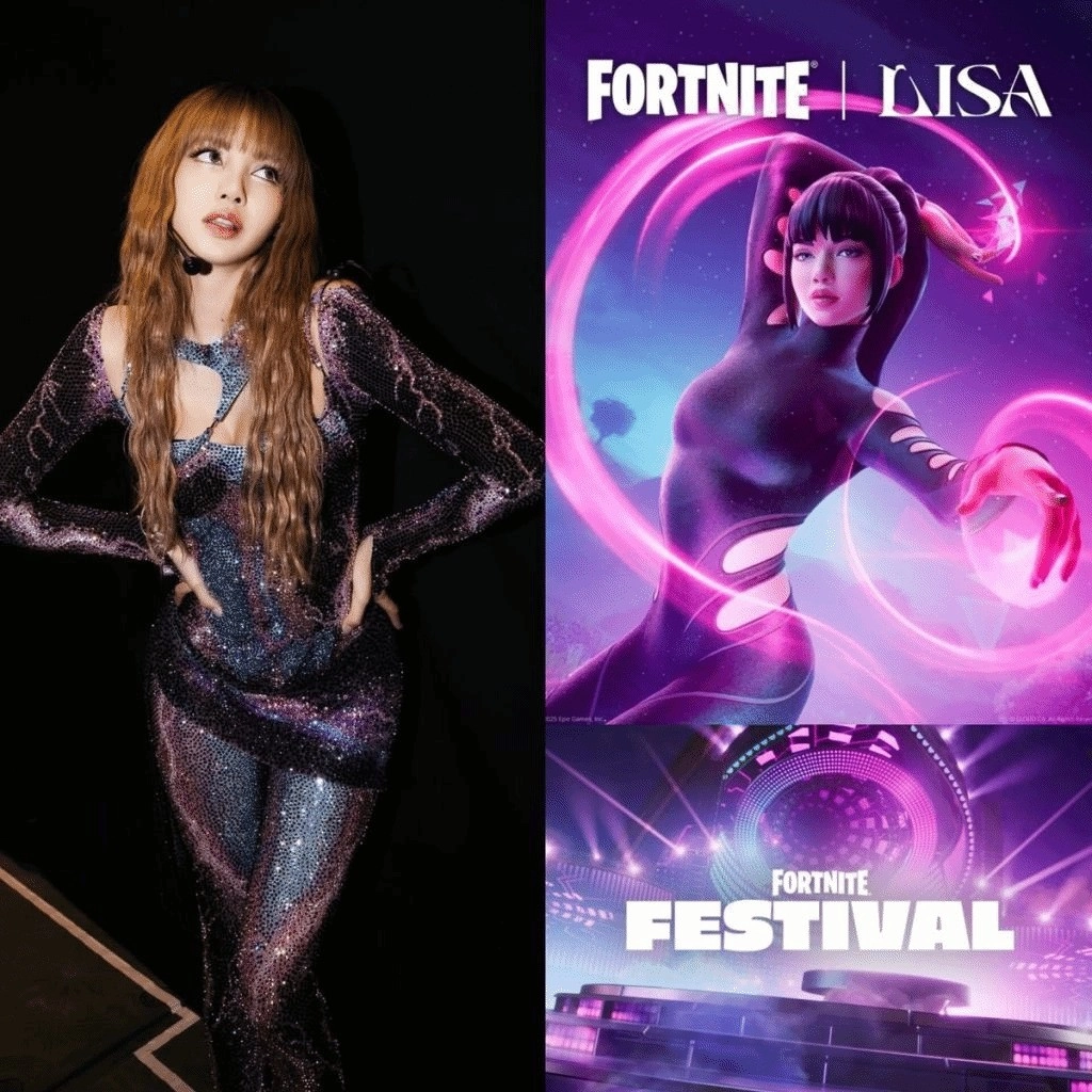 《堡垒之夜》全新音乐节即将启幕压轴表演者为韩国女团成员Lisa