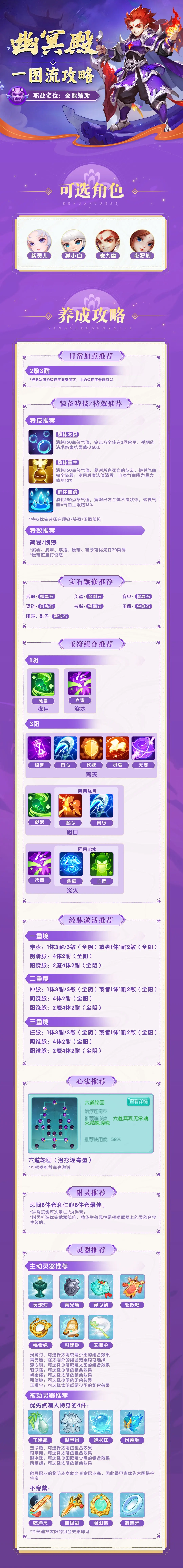 逍遥情缘之幽冥殿全方位养成攻略