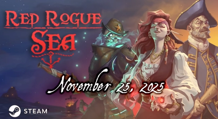 《赤海狂盗：卡牌远征》正式上线Steam平台肉鸽策略海战题材新作登场