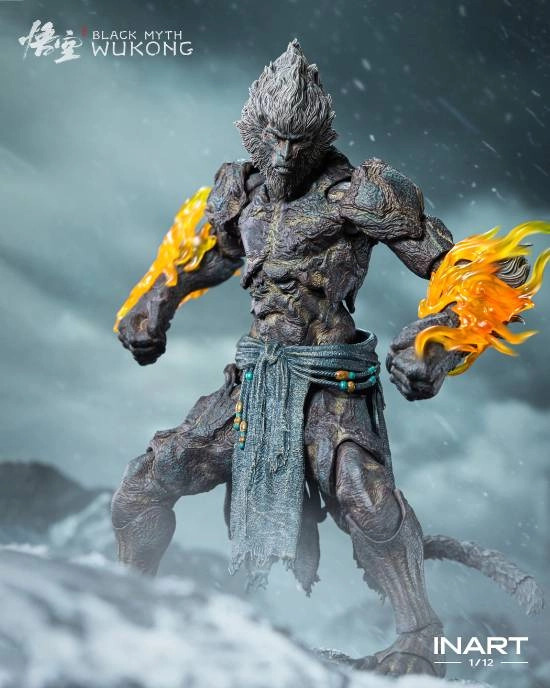 《黑神话：悟空》"石猿"可动人偶即将开启预订：还记得被冰火双重攻击支配的恐惧吗！