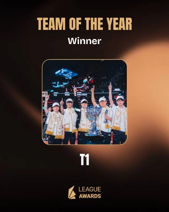 LOL年度奖项揭晓！Chovy力压Faker斩获最佳年度选手殊荣