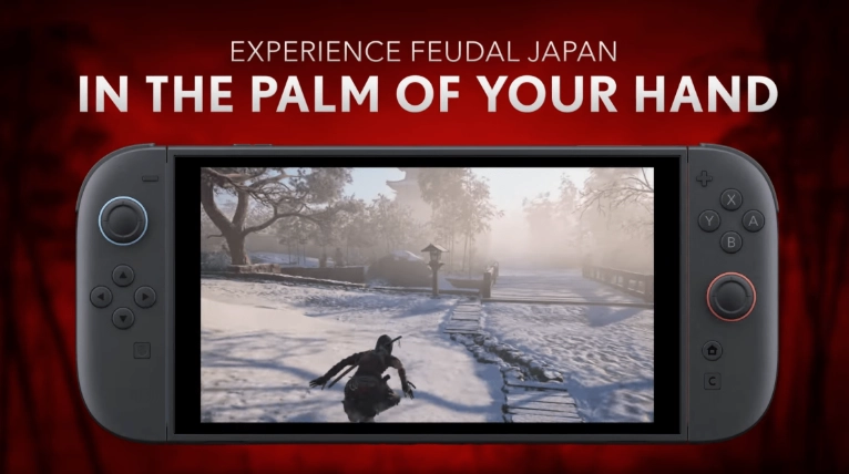 博主实测《刺客信条：影》NS2版本：整体表现还算可以，但遇到复杂场景时很难稳定在30帧！