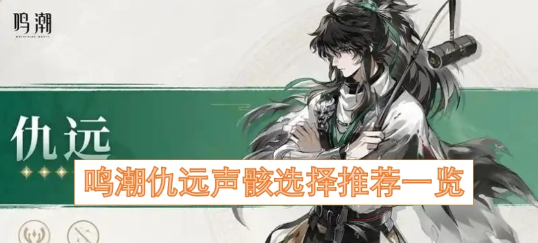 鸣潮仇远声骸选择指南大全