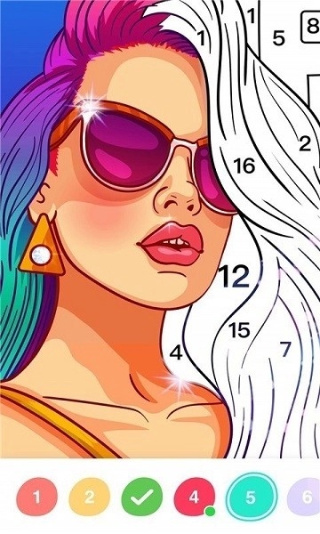 艺术数字填色书-涂色绘本图1