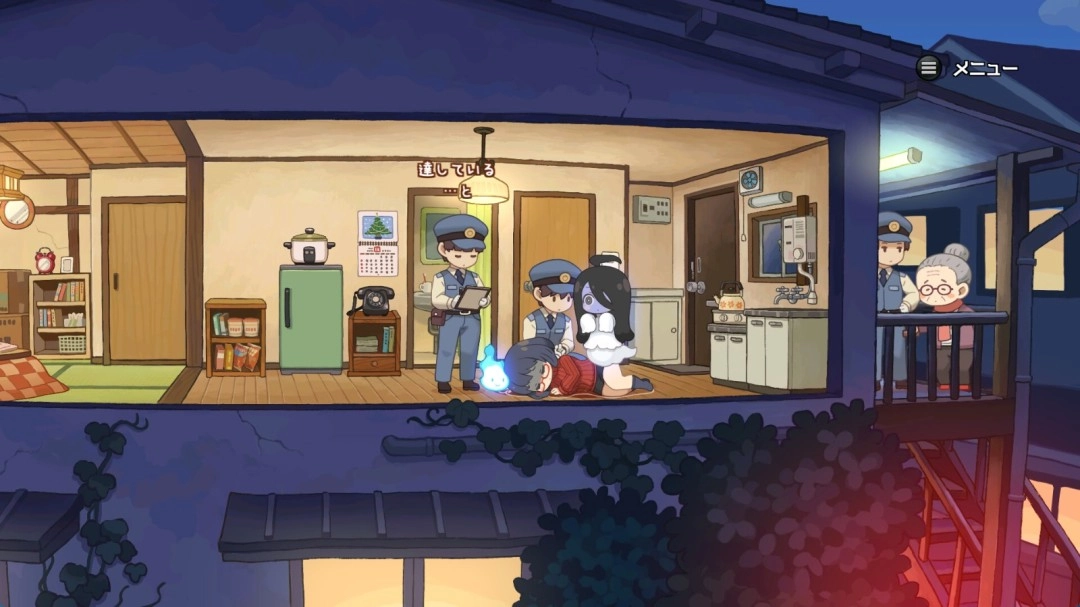 Steam上架《来闹鬼吧！小怨怨》女鬼吓妹阻止悲剧发生