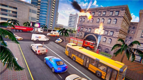 模拟紧急救援消防车(3)