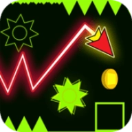 波浪冲刺几何箭头