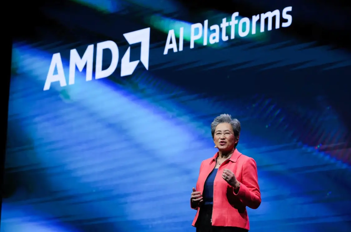 AMD首席执行官苏姿丰表示：公司对华芯片销售需向美国政府缴纳15%的税款，同时她认为人工智能领域不存在泡沫