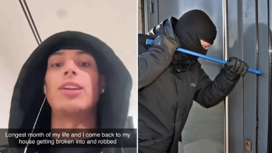 美国网红巡演时遭遇“偷家”新房遭砸PS5也被偷走