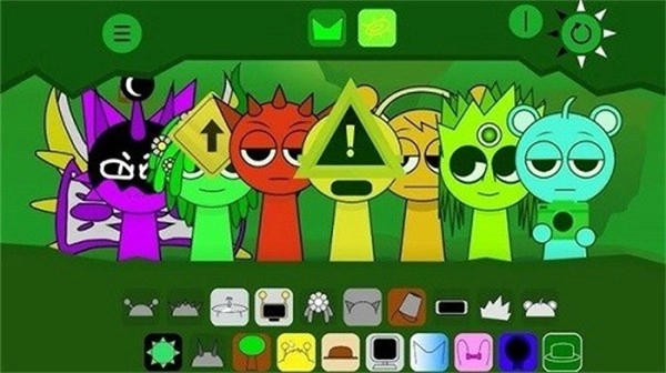 节奏盒子sprunki绿核模组(4)