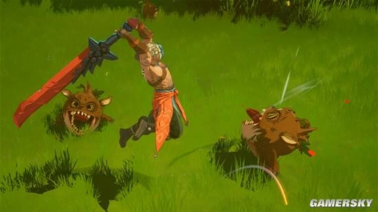 究竟是怎样的神游状态，能让人把怪物当成“球”来击打呢？