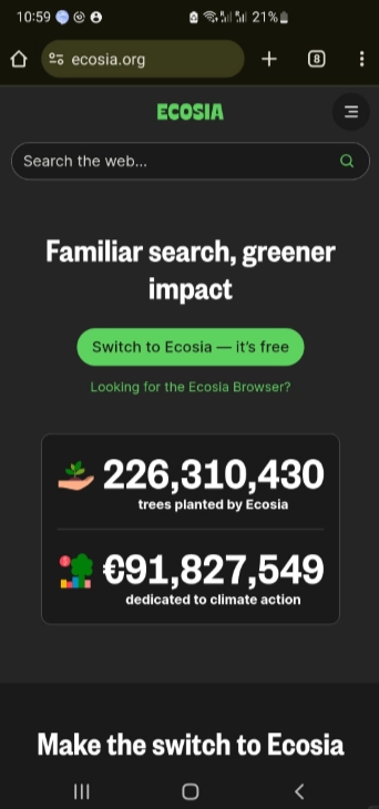 ecosia搜索引擎图1