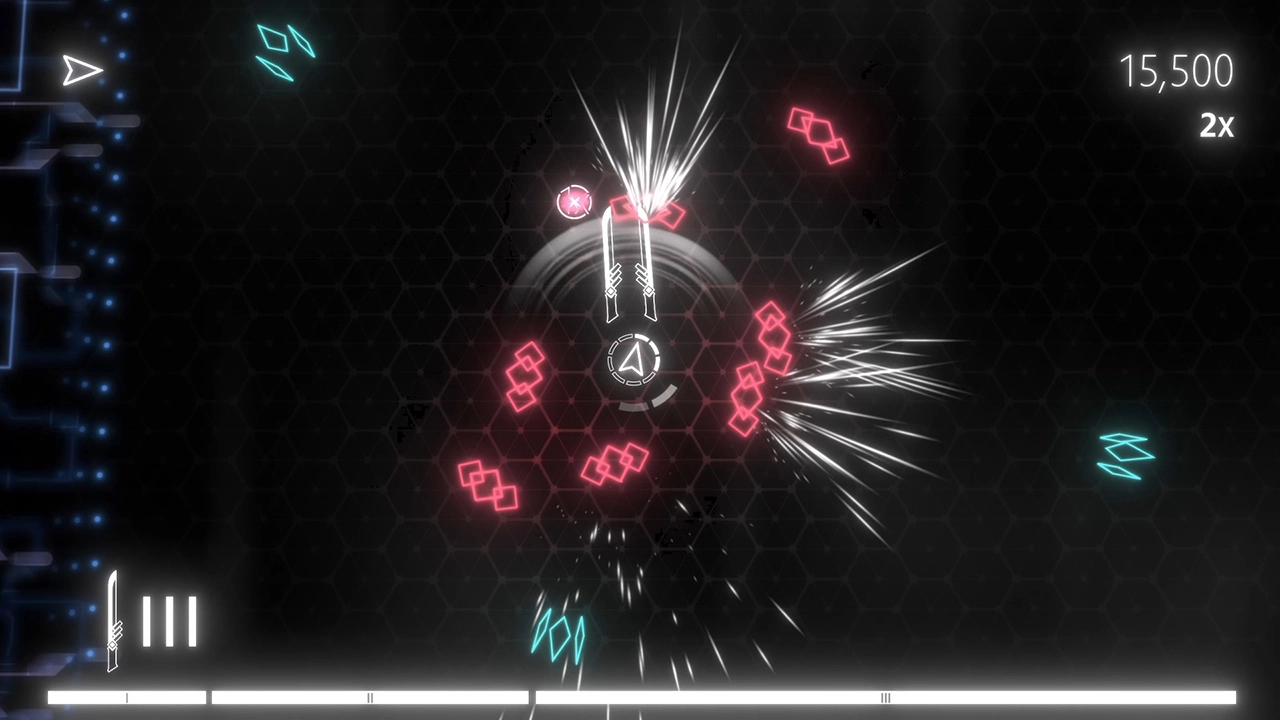 指尖霓虹连击积分界面