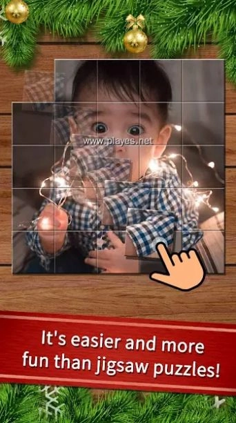 简单的圣诞节拼图(2)