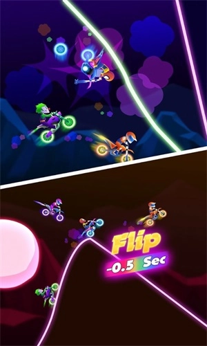 摩托霓虹赛车图1