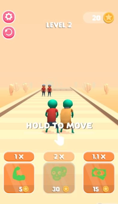 僵尸人群菜单版图2