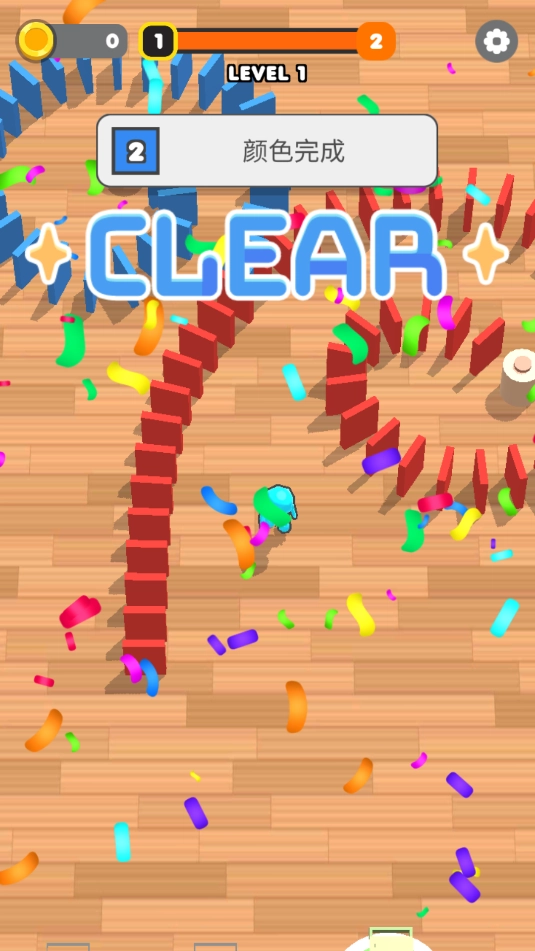 多米诺骨牌3D图1