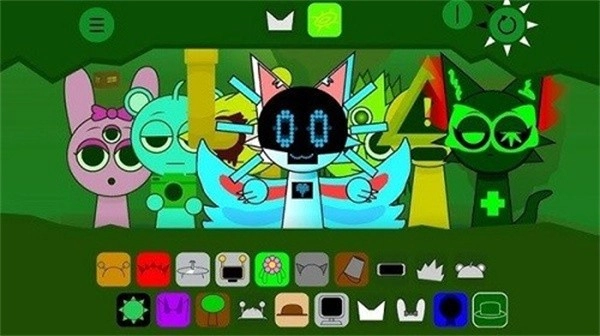 节奏盒子sprunki绿核模组(2)