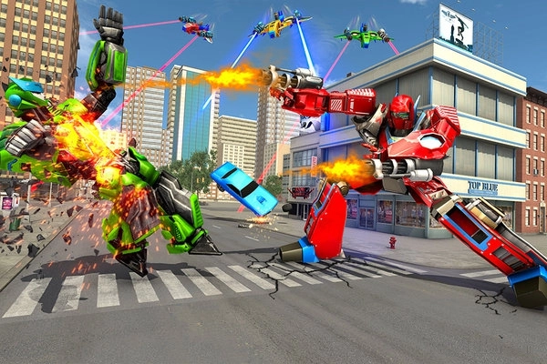 无人机机器人游戏