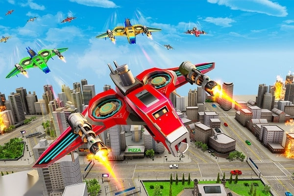 无人机机器人游戏