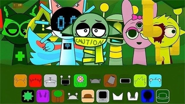 节奏盒子sprunki绿核模组(1)