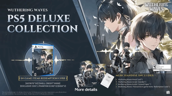 国产游戏《鸣潮》将推出PS5实体版光盘，附带的精美周边极具收藏价值！