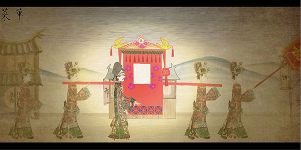 皮影京剧锁麟囊(2)