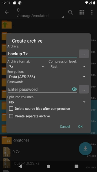 zarchiver蓝色版-图4