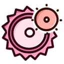 齿轮辅助粉色正版