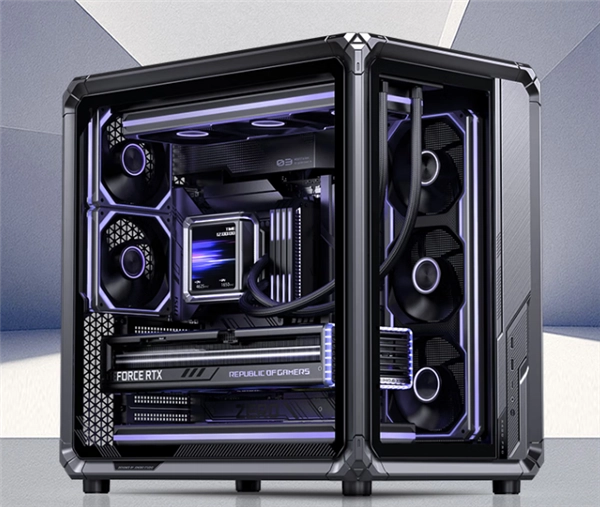乔思伯X400 PRO铝机箱首发1199元：铝合金框架打造 双透海景房外观设计