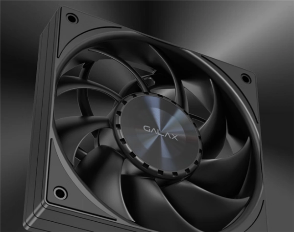 影驰飓风PF120风扇39元开售：轴心采用金属CD纹理设计推出正反叶两种版本