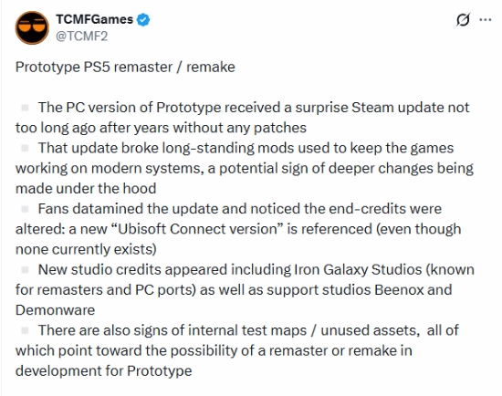 《虐杀原形重制版》相关消息汇总！你期待这款游戏吗？