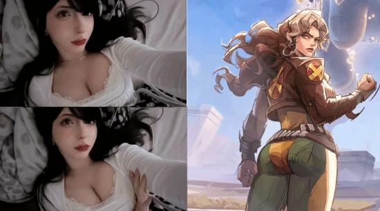 《漫威争锋》“小淘气”角色美女体模亮相：感谢网易给予我此次机会