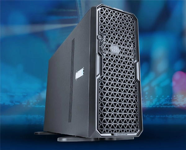 银昕新款工作站机箱价格破四千：带锁门板防盗设计配备8个热插拔硬盘位