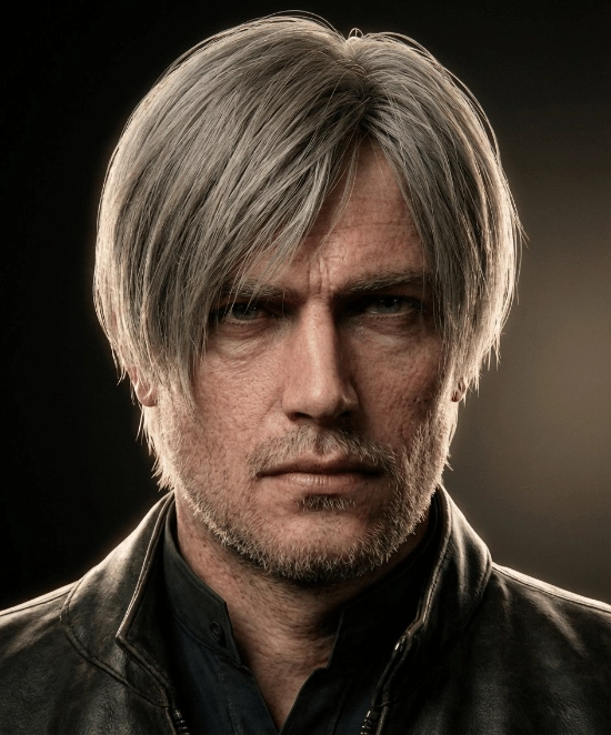 《生化危机9》里昂与女主角模型对比图你是否希望里昂就此退休？