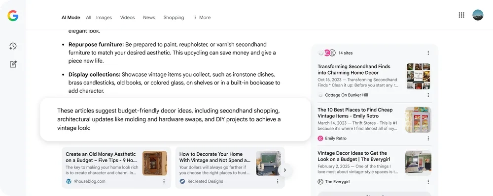 谷歌推出新功能，助力网站在AI搜索中获得更高可见度