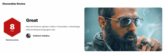 宝莱坞劲爆黑帮新作《征服者》获IGN8分：印度特工演绎黑帮传奇