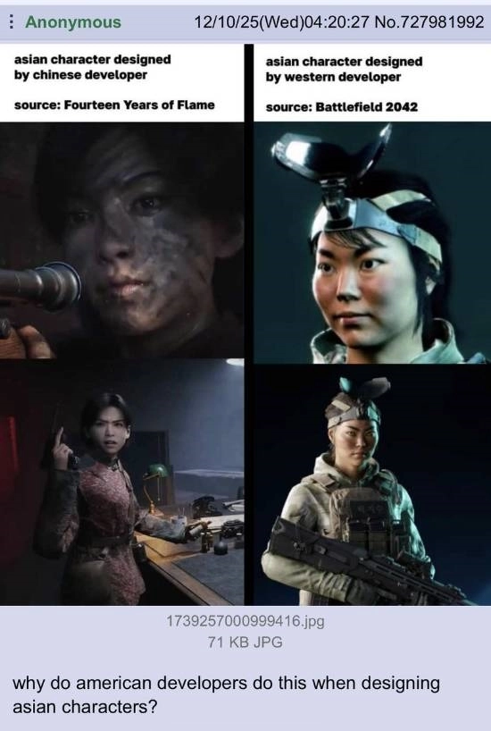 为何欧美3A大作里“丑女”角色频现？国产新游与经典3A的角色形象对比