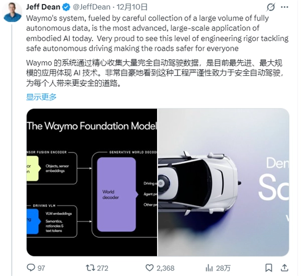 马斯克强势回击Waymo：根本没资格成为特斯拉的对手