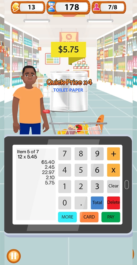 超市收銀員模擬器截圖3