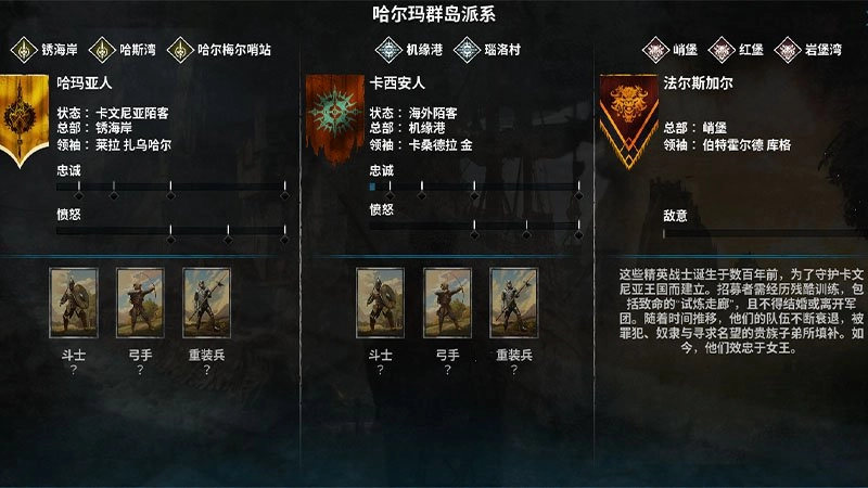 《颂钟长鸣》大型更新内容前瞻：哈尔玛尔群岛三大独立派系即将亮相