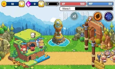 城堡防御迎战浪潮游戏